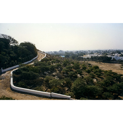 View of the massive garden and lanscape at Tekri, birthplace of Sulṭān Muḥammad Shāh (Aga Khan III)